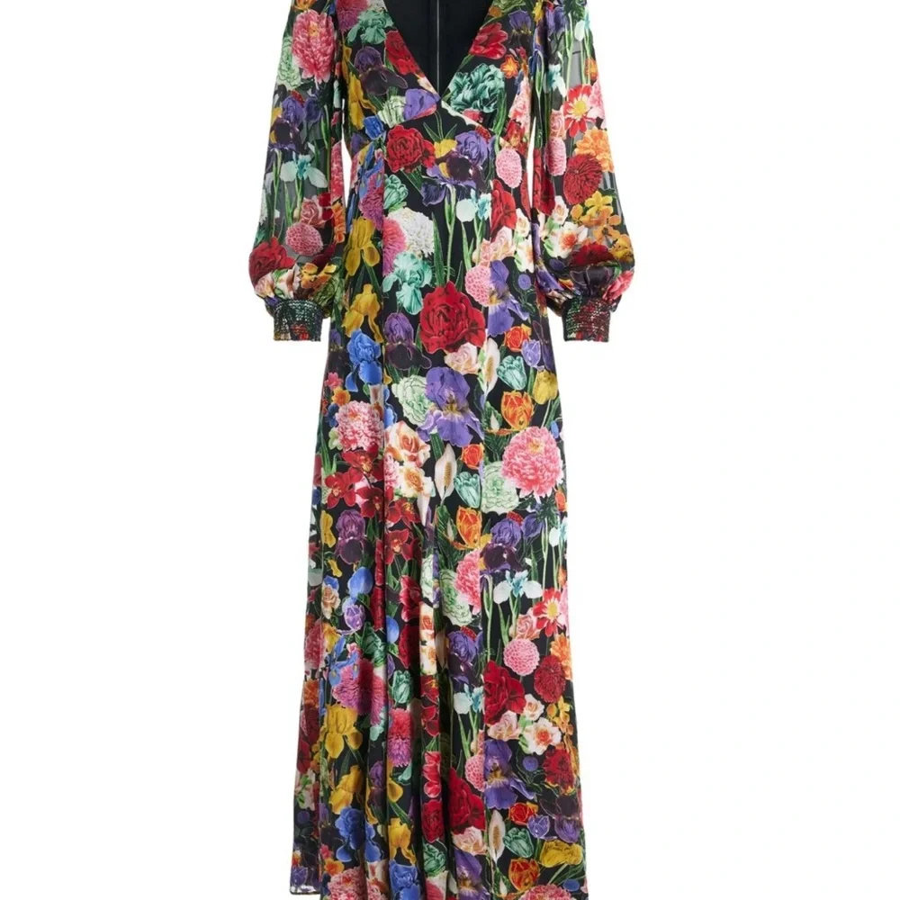 Alice and Olivia Floral Maxi Dress - Picture 1 of 6